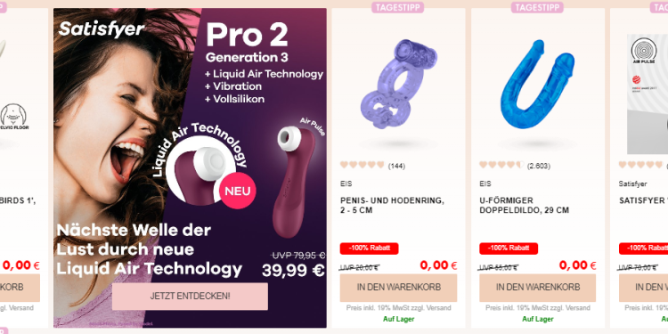 Eis.de: Ein Unvergleichliches Einkaufserlebnis für Erotikprodukte
