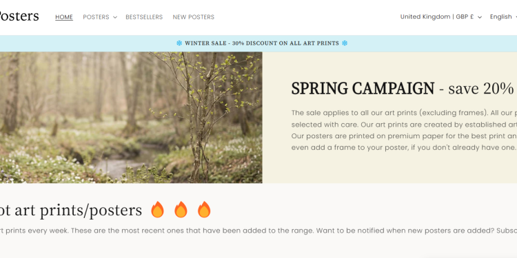 Högkvalitativa Art Prints För Alla Hem Hos Care of Posters