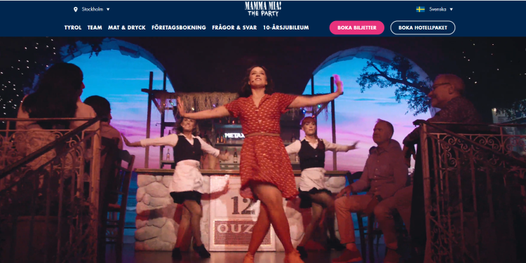 Mamma Mia! The Party – en grekisk fest med middag, musik och dans i Stockholm