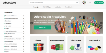 OfficeStore – kompletta kontors- och arbetsplatsprodukter för effektivitet och komfort