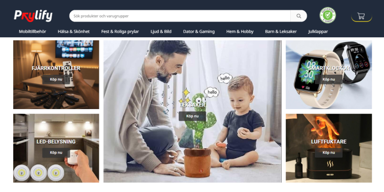 Prylify – smarta prylar och roliga elektronikprodukter för vardagen